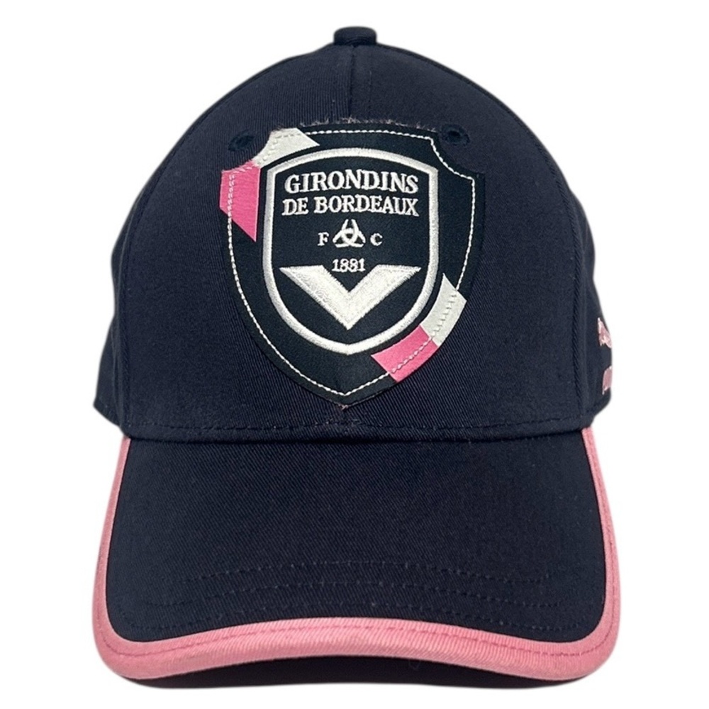 Puma FC Girondins de Bordeaux Baseball Cap Women’s Pink Blue Adjustable Strap
